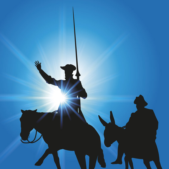 Don Quichote, Helden